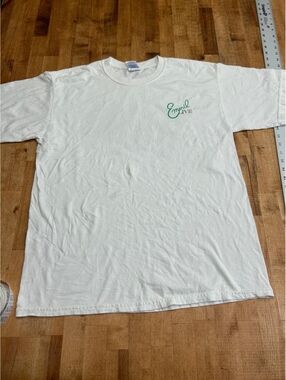Food Network Emerald Live BAM! Graphic T-Shirt White Size Large